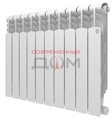Радиатор ROYAL THERMO Revolution Bimetall 500 2.0 Silver Satin – 10 секц.